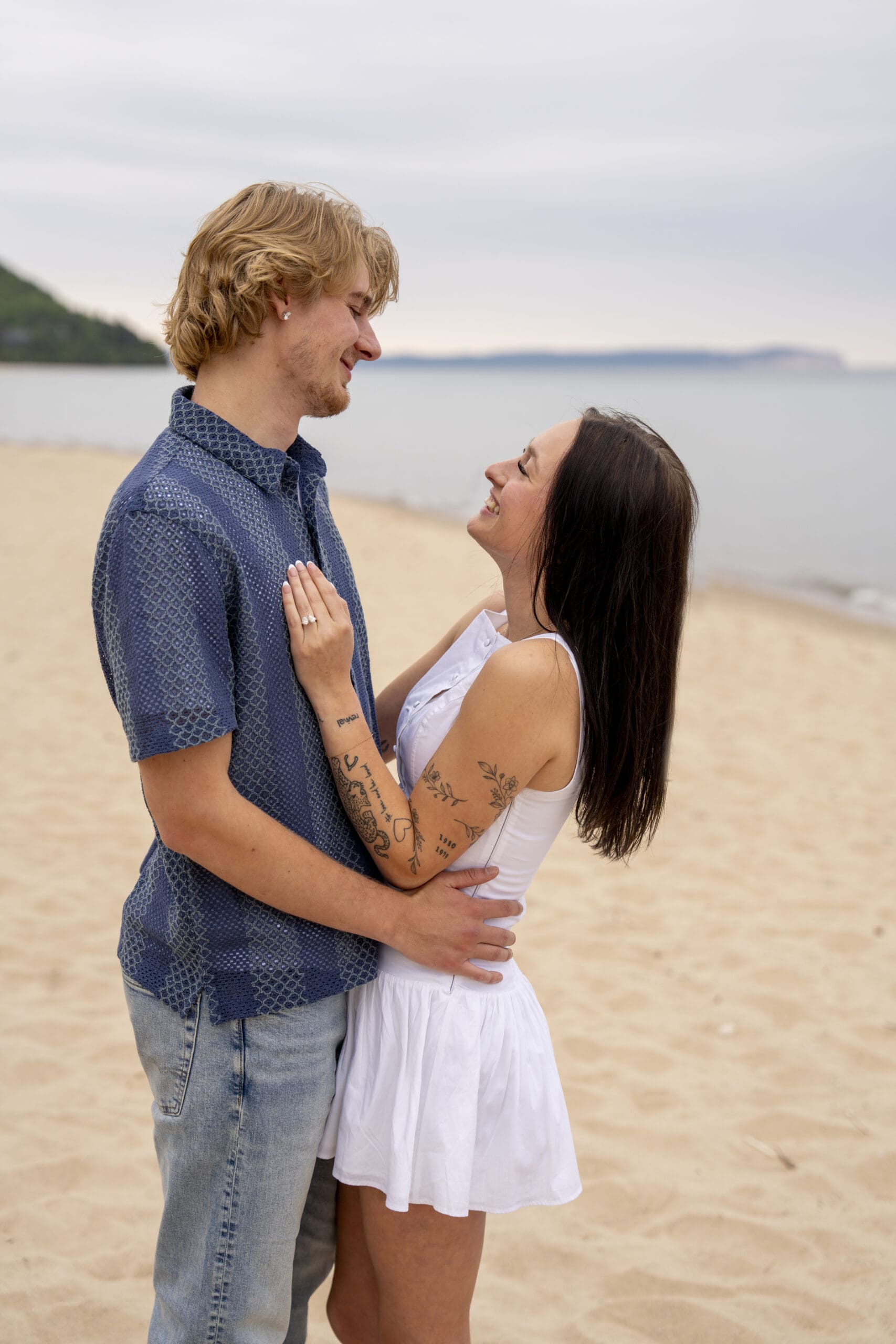 We're engaged! Photo by Unscripted Wedding Co.