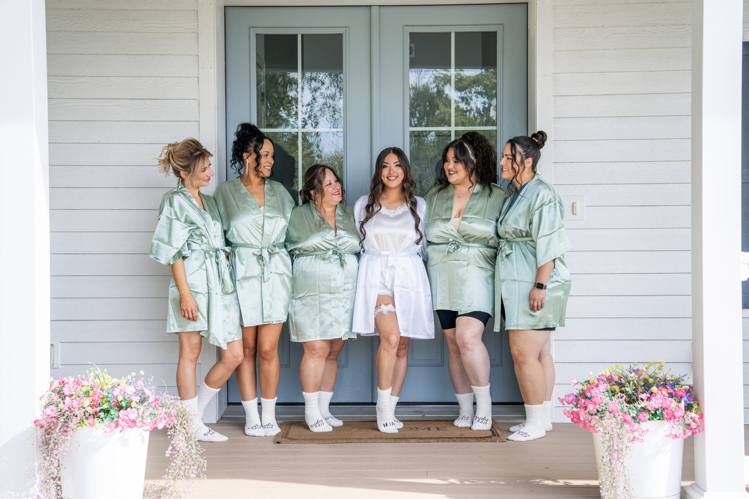 Chicago wedding photography luxury bridesmaids