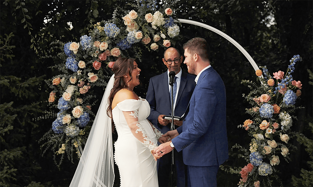 Emma and Ben's wedding ceremony, filmed by Unscripted Wedding Co. in Fargo, ND.