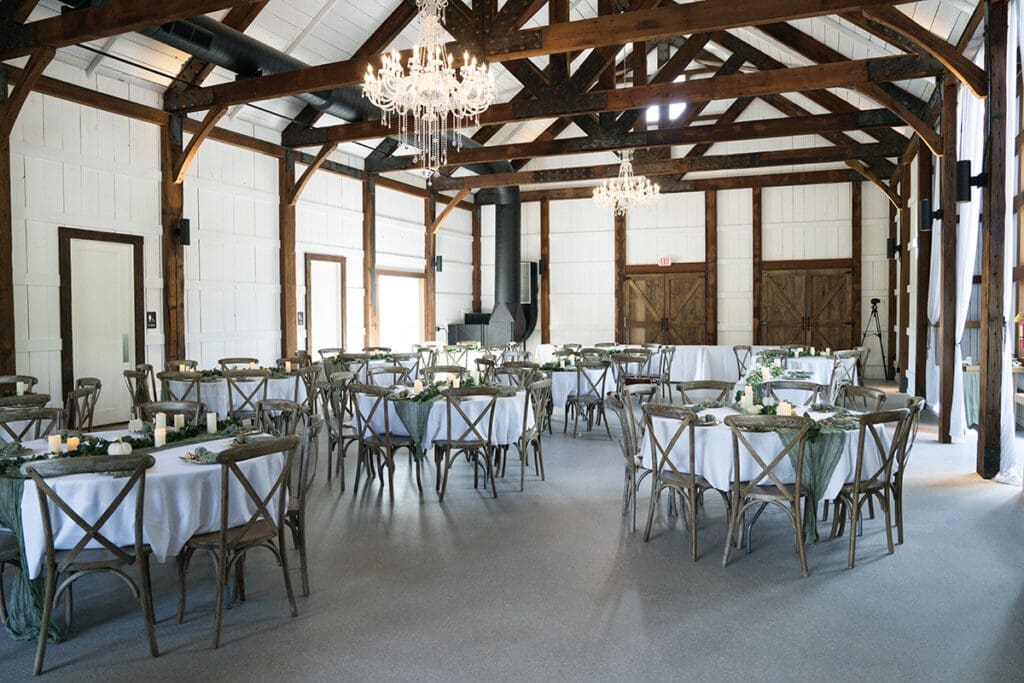 Lilac Acres wedding venue interior in Waukesha, WI. 